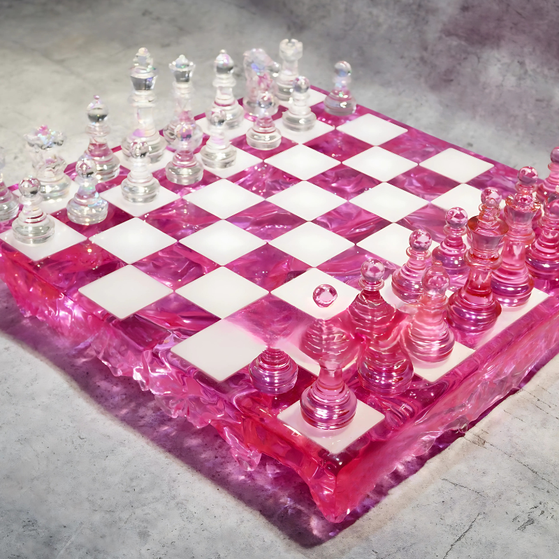 ROSÉA CHESS SET – BỘ CỜ SẮC HỒNG TINH KHÔI
